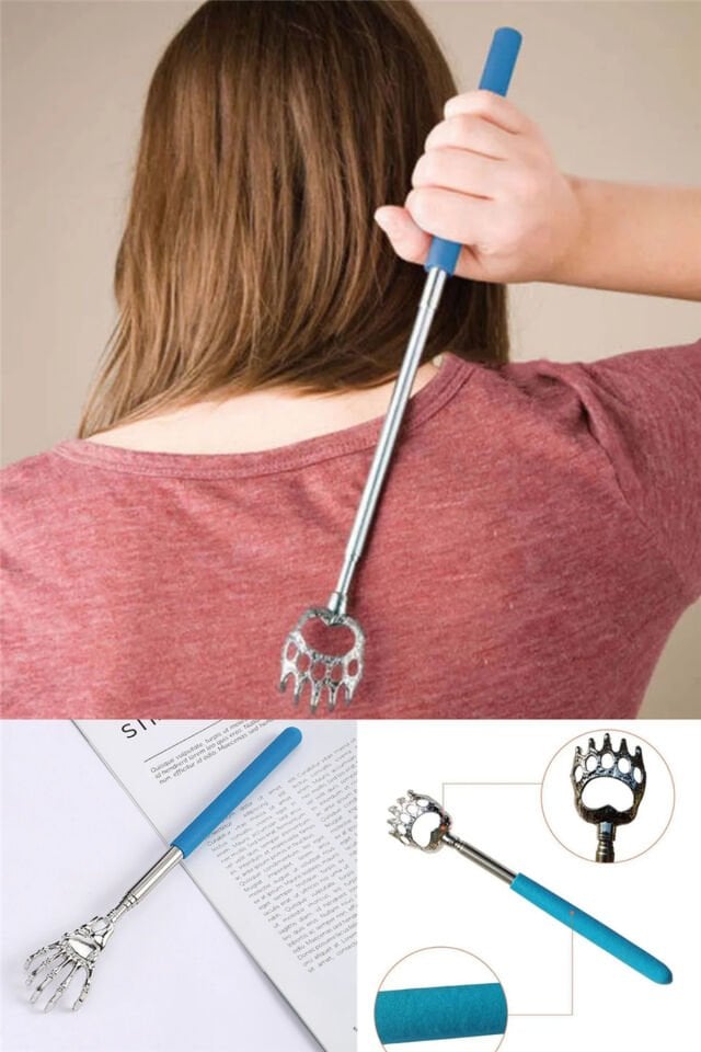 Mucit Home Teleskopik Sırt Kaşıma Aparatı Açılır Kapanır Sırt Kaşıyıcı Metal Aparat 1 Adet