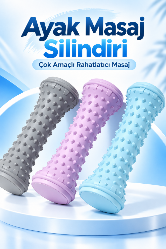 Mucit Home El Ve Ayak Masaj Silindiri Performanslı Silindir