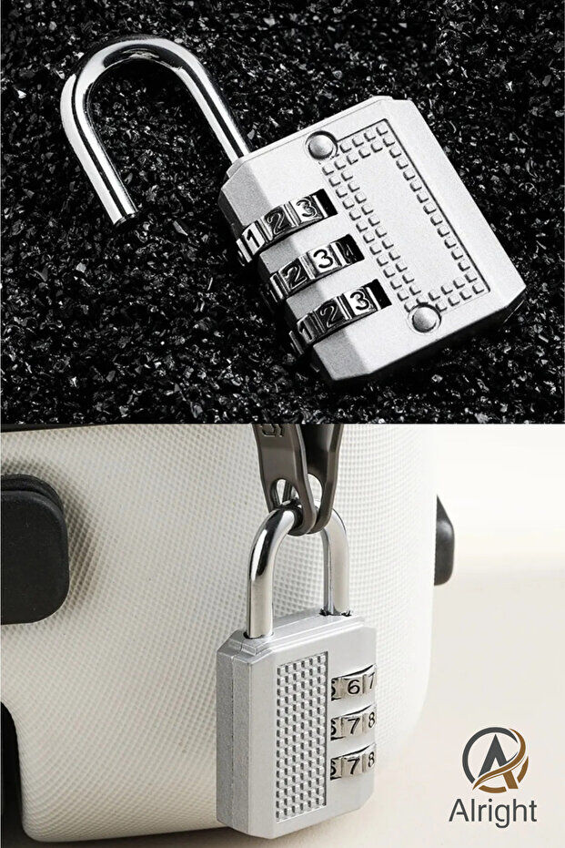 Mucit Home Uzun Ömürlü Dayanıklı Kaliteli Şifreli Asma Kilit 25mm