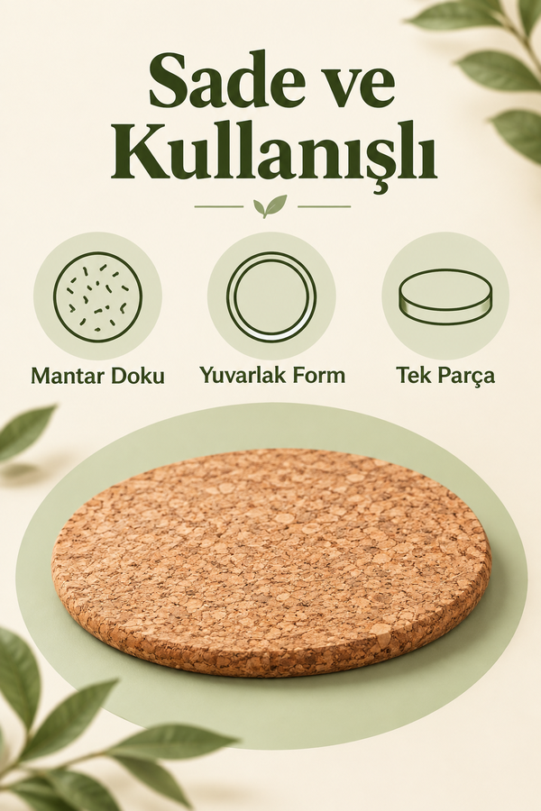 Mucit Home Mantar Nihale 1 adet Tencere Tava Altı Nihale Kahverengi