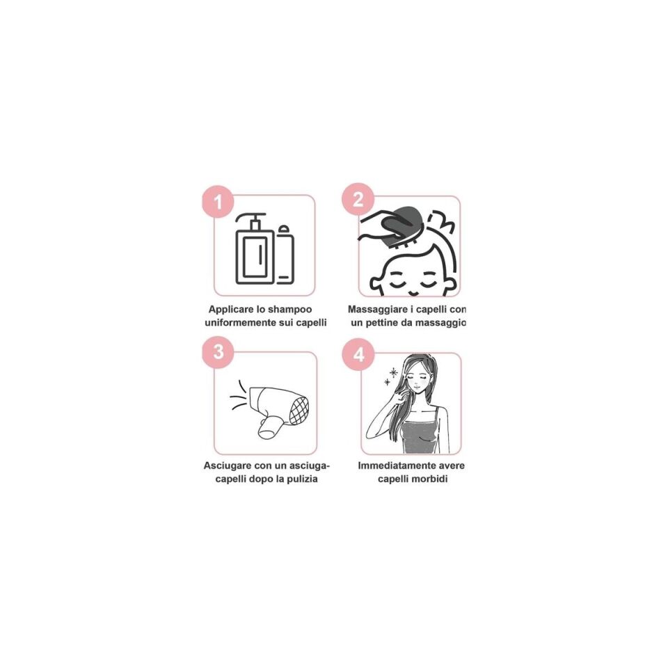 Mucit Home Duş Tarağı Yumuşak Silikon Saç Yıkama Saç Derisi Masaj Tarağı