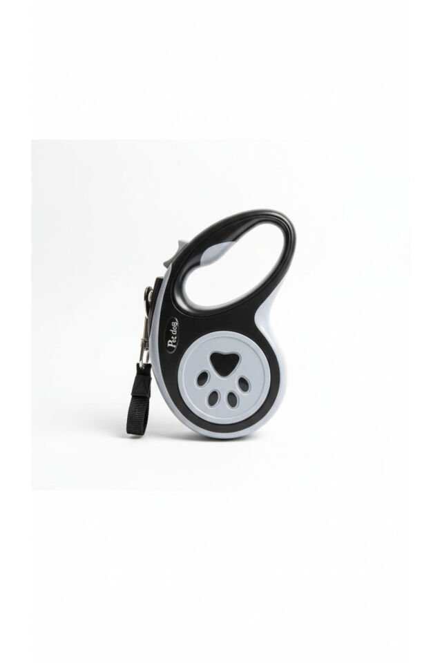 Mucit Home Evcil Hayvan Otomatik Geri Çekilebilir Pati Desenli Gezdirme Tasması 5 Mt