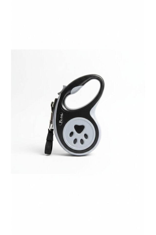 Mucit Home Evcil Hayvan Otomatik Geri Çekilebilir Pati Desenli Gezdirme Tasması 3 Mt