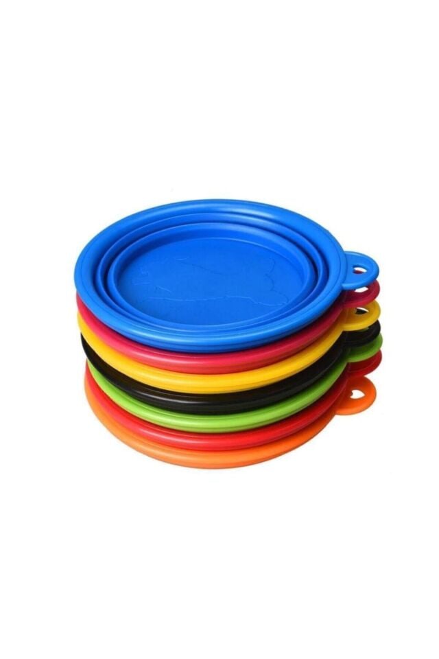 Mucit Home Katlanabilir Seyahat Silikon Köpek Mama Ve Su Kabı