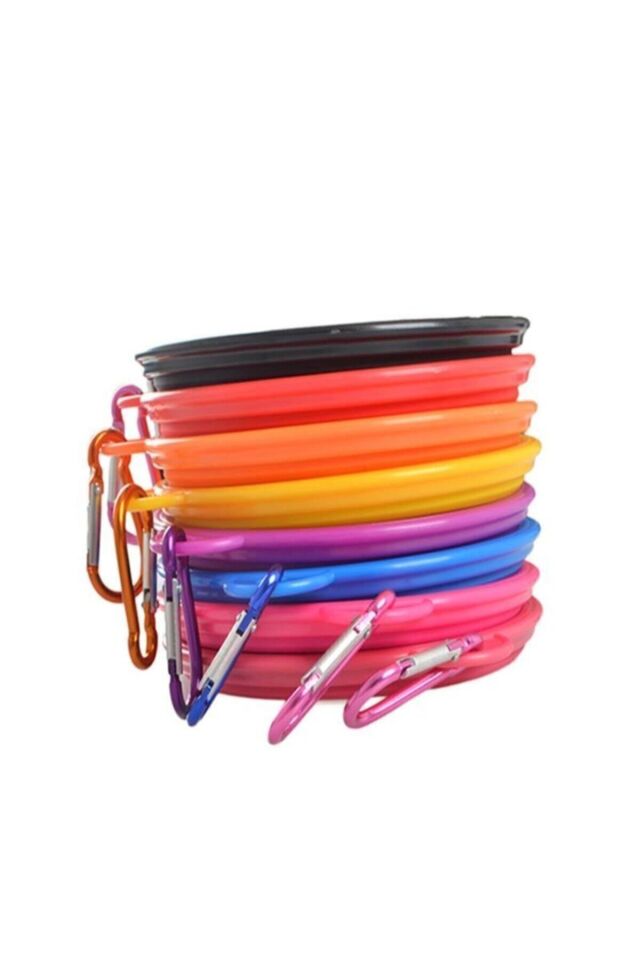 Mucit Home Katlanabilir Seyahat Silikon Köpek Mama Ve Su Kabı