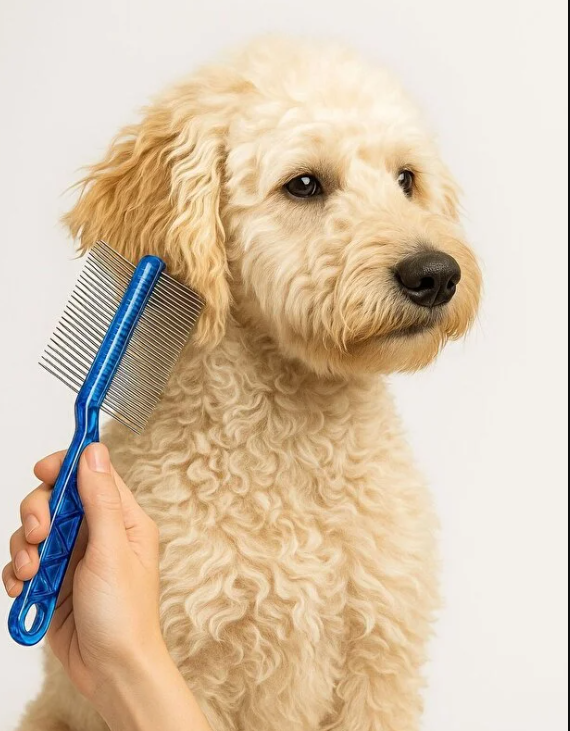 Mucit Home  Çift Taraflı Kıtık Açıcı Tarak – Kedi Ve Köpekler Için Tüy Açıcı Fırça 1 Adet