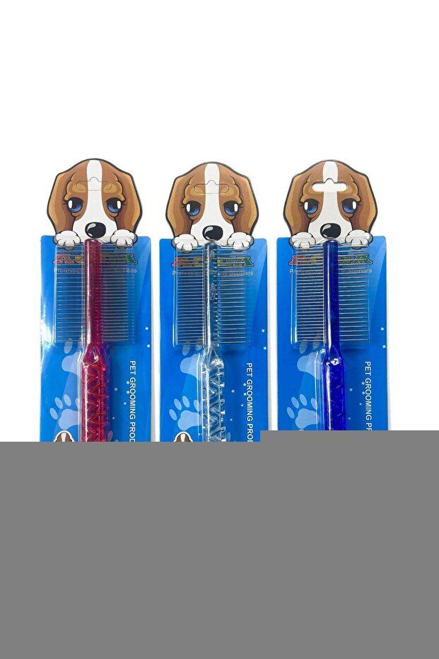 Mucit Home  Çift Taraflı Kıtık Açıcı Tarak – Kedi Ve Köpekler Için Tüy Açıcı Fırça 1 Adet