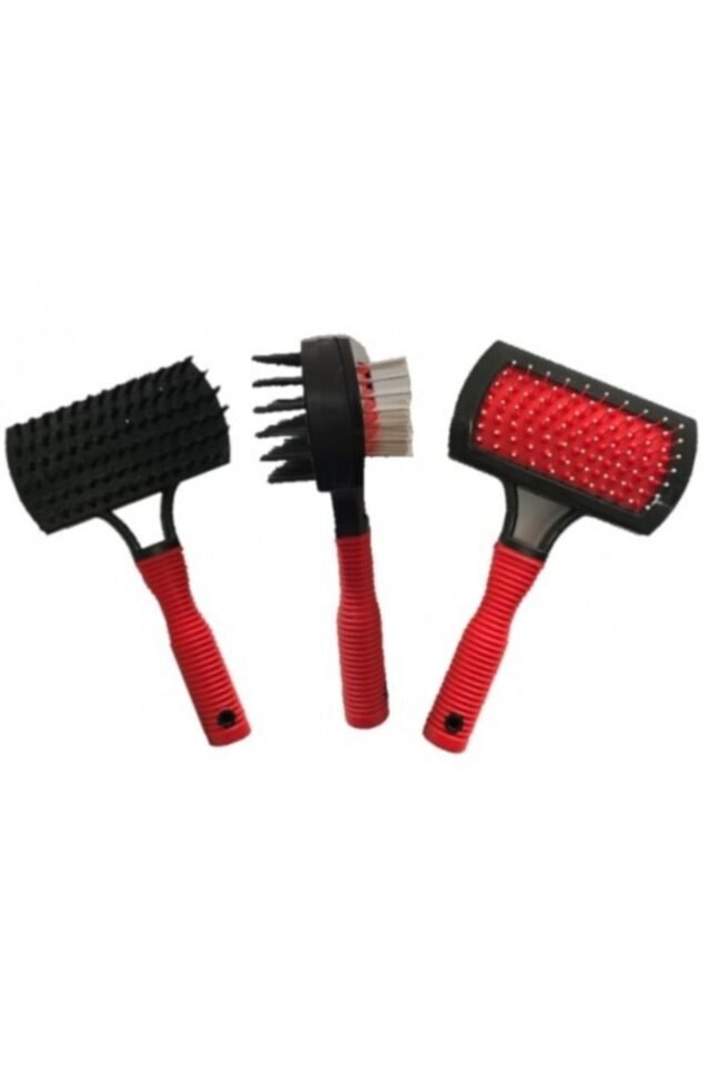 Mucit Home Çift Taraflı Evcil Hayvan Kedi Köpek Fırçası 1 Adet