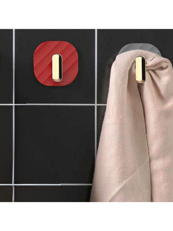 Mucit Home 2 Adet Retro Gold Detaylı Havlu Askısı Kendinden Yapışkanlı Banyo Askısı