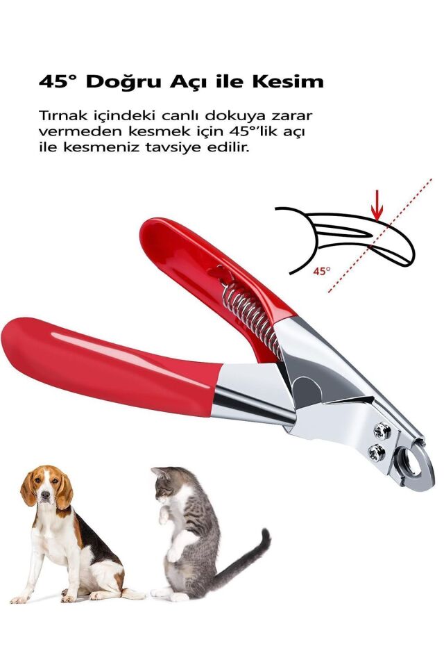 Mucit Home Kedi Köpek Tırnak Makası Kedi Köpek Pati Bakım Kuş Tavşan Tırnak Kesim Makası