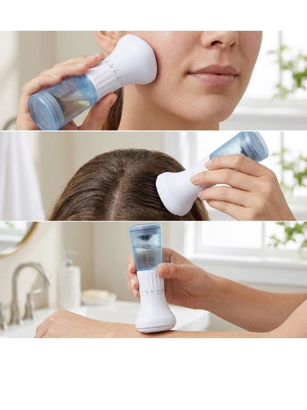 Mucit Home 140 İğneli Serum Hazneli Dermaroller – 0-3 mm Ayarlı Dermaroller Mikro İğneli Saç, Cilt
