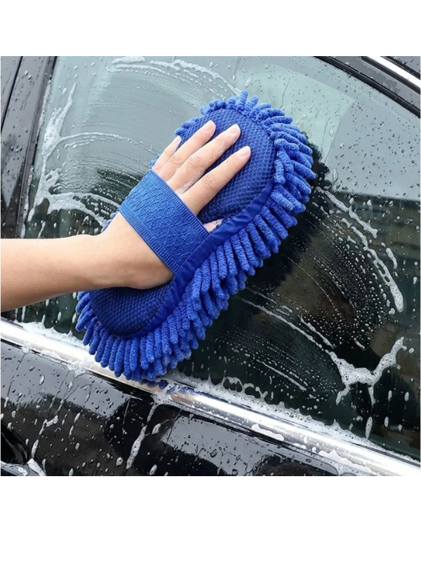 Mucit Home Kalın Süngerli Araç Temizleme Bezi, Araba Yıkama Eldiveni  Mikrofiber Oto Yıkama Eldiveni