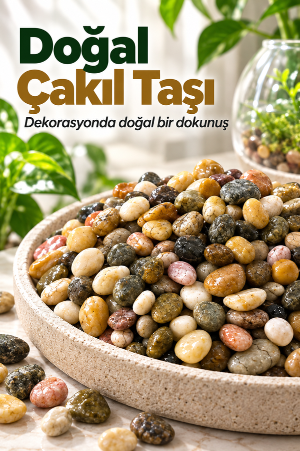 Mucit Home Kahve Doğal Taş Fanus Taşı Akvaryum Balık Taşı
