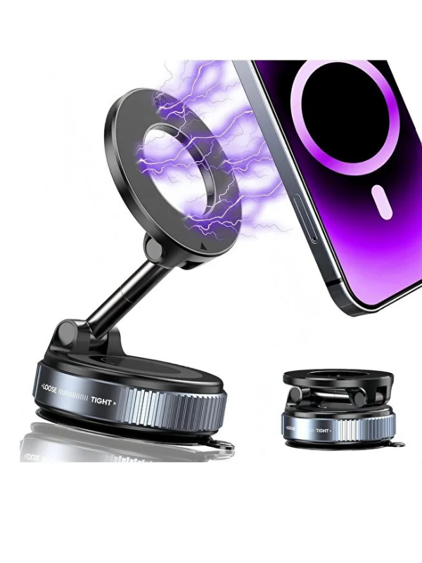 Mucit Home Mıknatıslı Telefon Tutucu 360 Dönebilen Ayarlanabilir Araç Içi Tutucu Magsafe Uyumlu