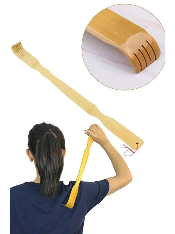 Mucit Home 2 Adet Ahşap Sırt Kaşıyıcı Sırt Kaşıma Aparatı 47 Cm