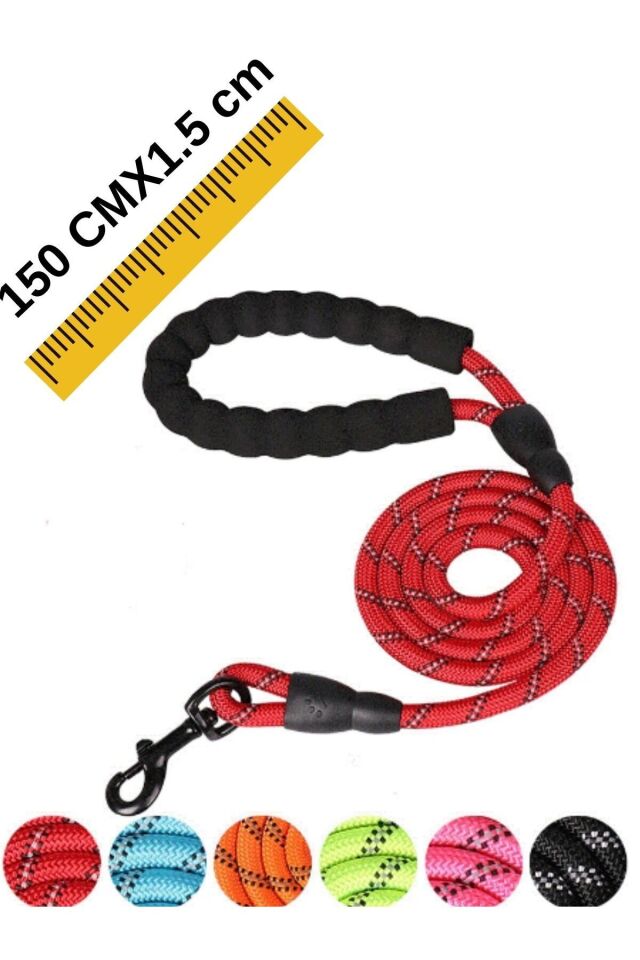 Mucit Home   Köpek Gezdirme Tasma Kayışı 40 Kg'a Kadar Köpekler Için Tasma Halatı Gezdirme Ipi 150 Cm