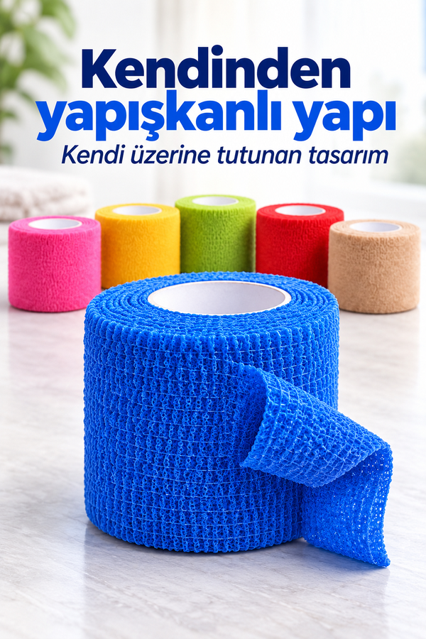 Mucit Home Kedi ve Köpek Pati Bandajı - Su Geçirmez - Kendinden Yapışkanlı