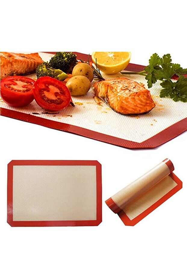 Mucit Home Silikon Yanmaz Yapışmaz Pişirme Matı Gıdaya Uyumlu