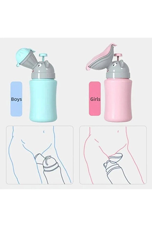 Mucit Home Taşınabilir Kız Çocuk Seyahat Pisuvar Çiş Lazımlık Bardak Acil Tuvalet Çiş Kabı Sızdırmazlık