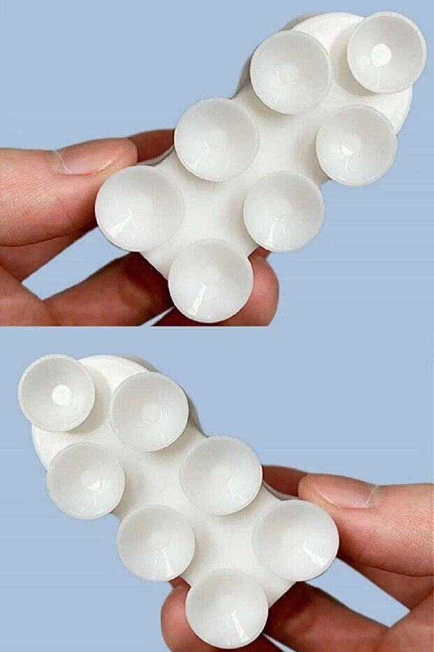 Mucit Home 1 Adet Duş Başlığı Tutucu Vantuzlu Vakumlu Silikon Başlık Tutucu Aparatı