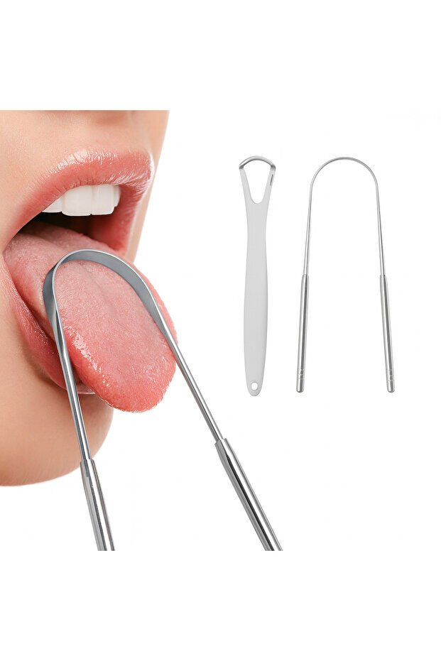 Mucit Home Dil Temizleyici Gümüş Ağız Bakım Dil Plak Temizleme Dil Sıyırıcı