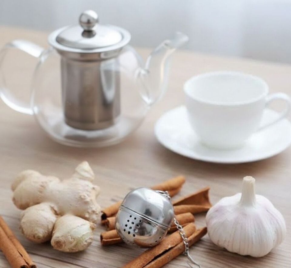 Mucit Home Büyük Top Model Süzgeç Çelik Çay ve Bitki Çayı Demleme Topu