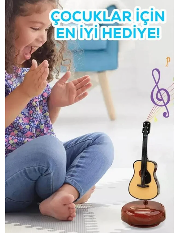 Mucit Home Hareketli Keman Müzik Kutusu - Nostaljik Keman Müzikli Dönence