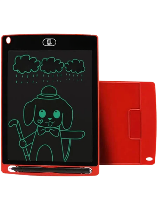 Mucit Home Kız Çocuk Kırmızı Tablet + Erkek Çocuk Yeşil Tablet 2 ADET Digital Çocuk Yazı Çizim Tableti Lcd 8.5 Inc