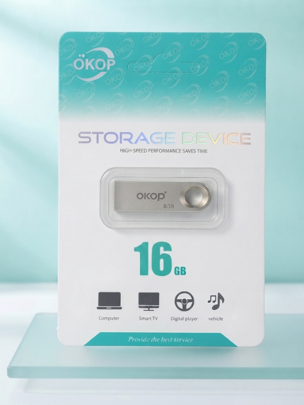 Mucit Home 16 GB Metal USB Flash Bellek Okop