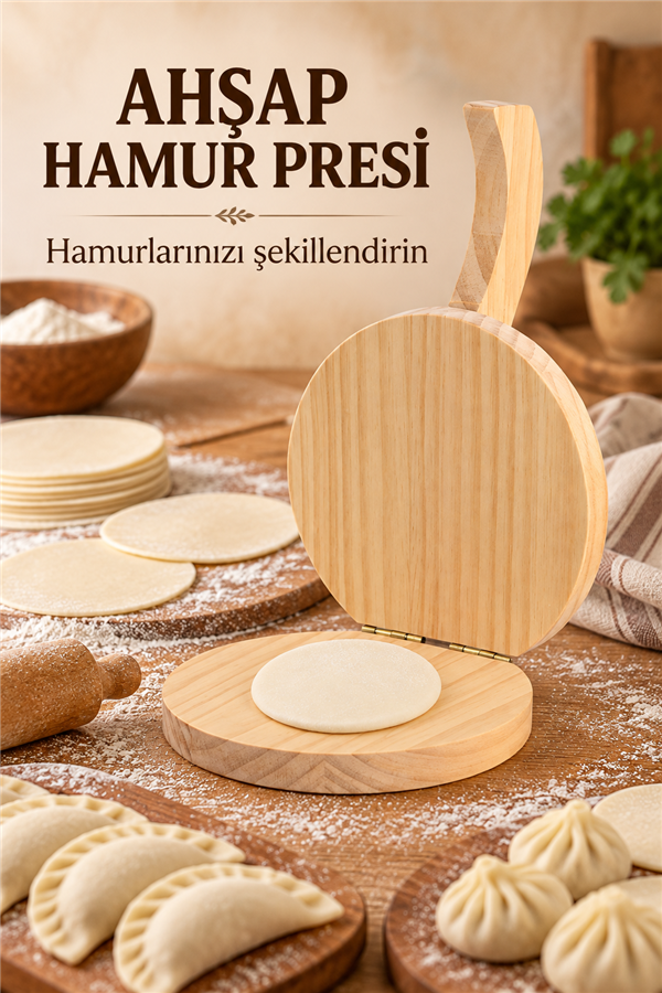 Mucit Home Ahşap Tortilla Press Aleti Taco Hamur Aleti Manuel Hamur Presleme Aracı Aleti