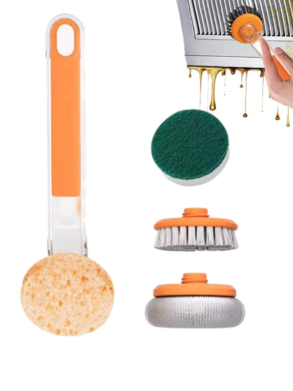 Mucit Home 8 Parça Köpükleme Püskürtme Pompası Detay Fırçası Ve 4 Başlıklı Temizlik Fırça Seti