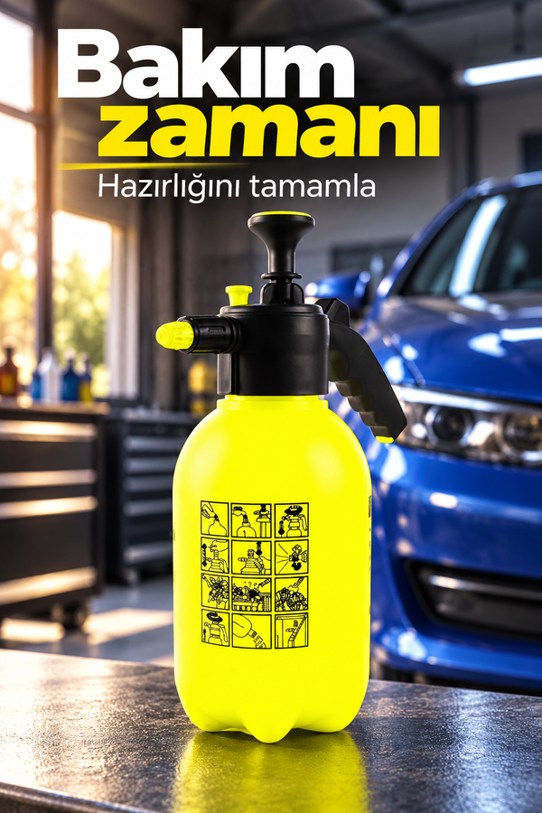Mucit Home 2 Lt Pompa Araç Köpükleme Yıkama Basınçlı Pompa