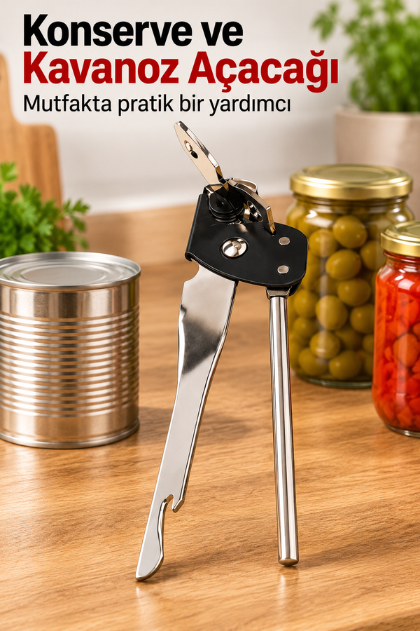 Mucit Home Konserve Kutu Ve Kavanoz Açacağı