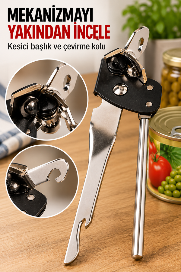 Mucit Home Konserve Kutu Ve Kavanoz Açacağı