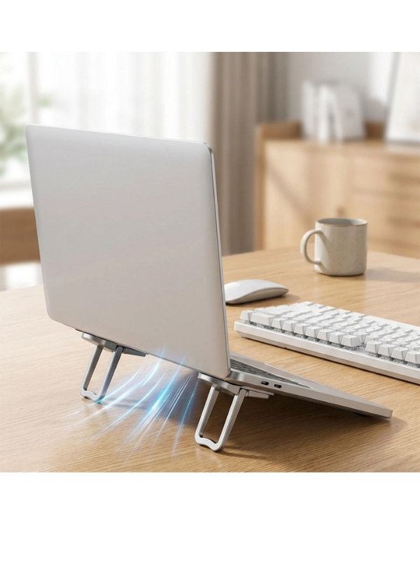 Mucit home Katlanabilir Laptop Standı 1 Çift Mini Notebook Yükseltici Isınmaya Karşı Önlem Standı
