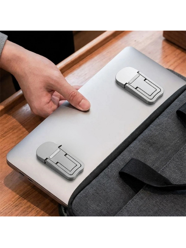 Mucit home Katlanabilir Laptop Standı 1 Çift Mini Notebook Yükseltici Isınmaya Karşı Önlem Standı