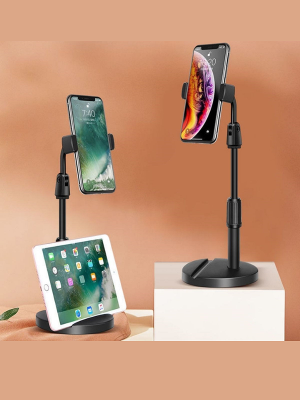 Mucit home  Masa Üstü Tablet ve Telefon Tutucu Plastik Aparat Siyah ve Beyaz Telefon Standı