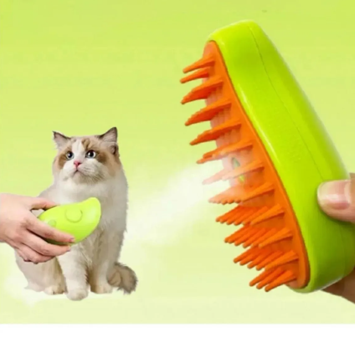 Buharlı Kedi & Köpek Yıkama Fırçası Tarağı Yumuşak Silikon