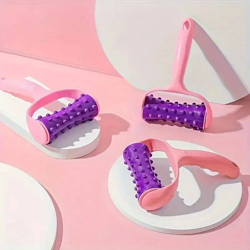 Mucit Home Kas Gevşetici Masaj Aleti Silindir Masaj Vücut Şekillendirici Parmak Masajı