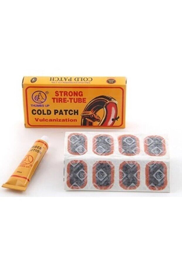 Mucit Home 48 Li Bisiklet Lastik ve Top Tamir Yama Seti Soğuk Yama