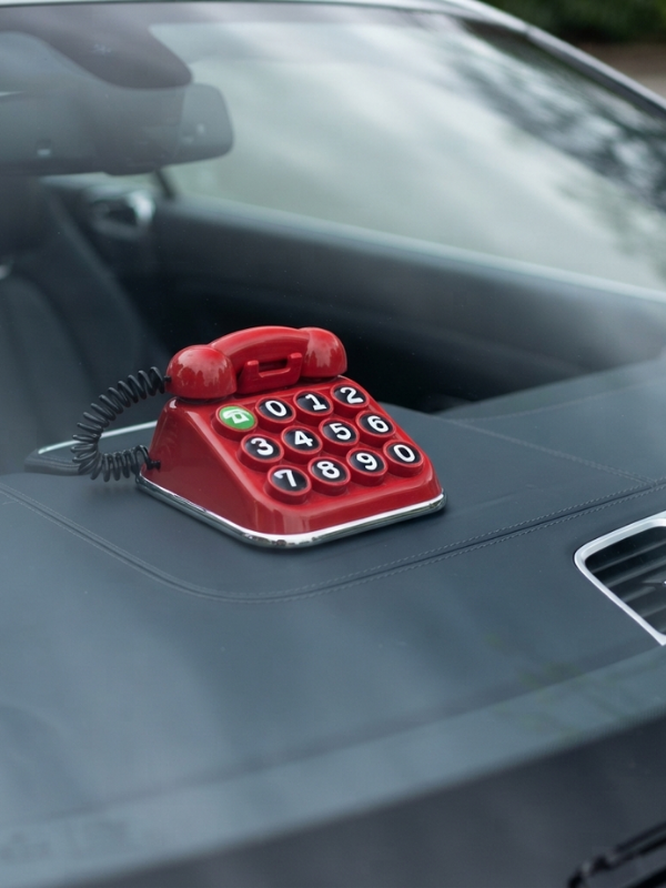 Mucit Home Retro Nostalji Araç İçi Torpido Numaratör Renkli Mini Telefon Numaratör Lüks