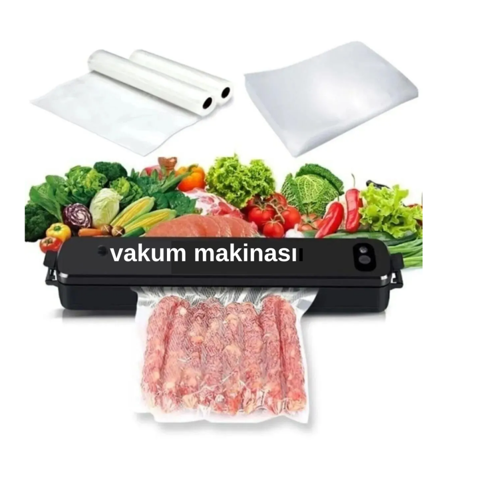 Gıda Vakumlama Ve Mühürleme  Makinası ,Ev Tipi vakumlama Cihaz 10 Poşetli