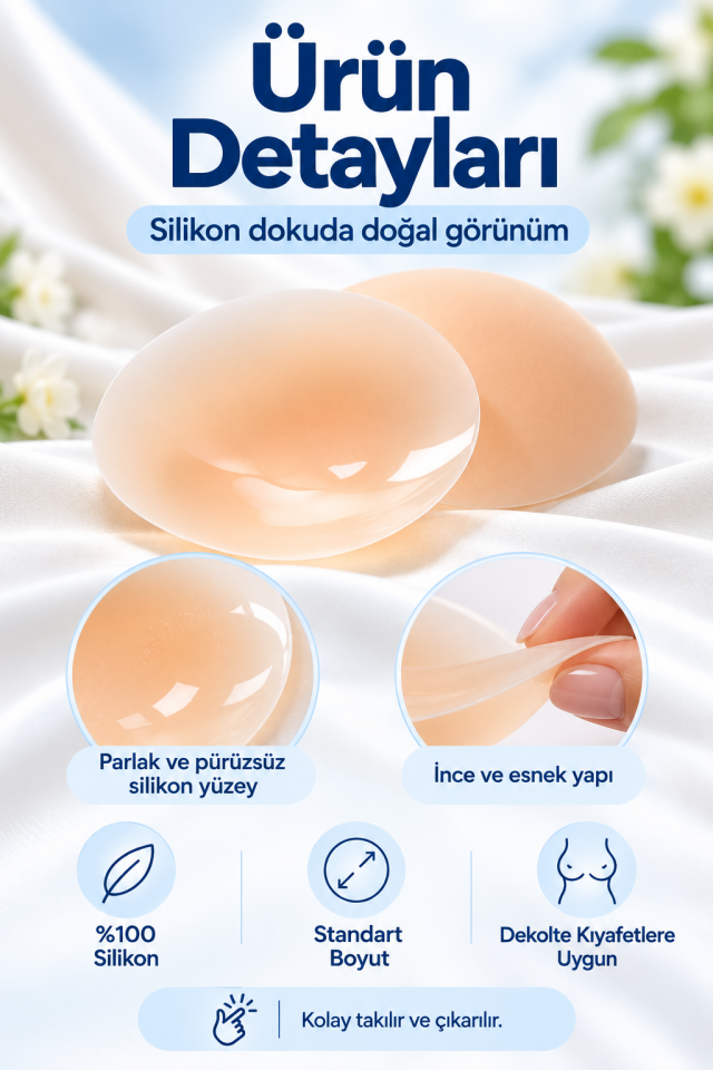 Mucit Home 5 Çift Silikon Göğüs Ucu Gizleyici Ve Kapatıcı Gizleyici Aparat