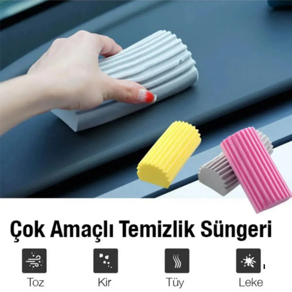 Mucit Home Sihirli Nemli Sünger ve Bulaşık Fırçası – Su Emici, Mutfak Temizlik Seti