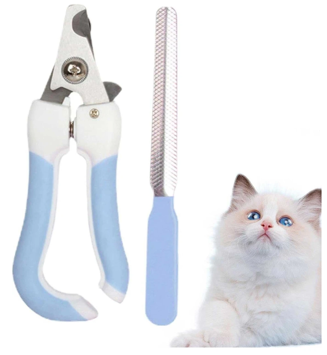 Mucit Home 2 li set  Kedi Köpek Törpülü Tırnak Makası Seti Törpü ve Tırnak Makası Kedi ve Köpekler Için