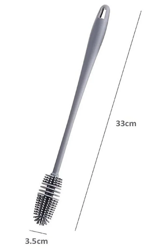 Mucit Home Silikon Fırça Matara Biberon Emzik Temizleyici Kavanoz Termos Suluk Yağ Şişe Temizleme Fırçası