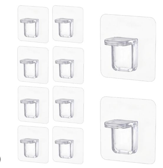 Mucit Home  Yapışkanlı Raf Yapıcı 4'Lü Klips