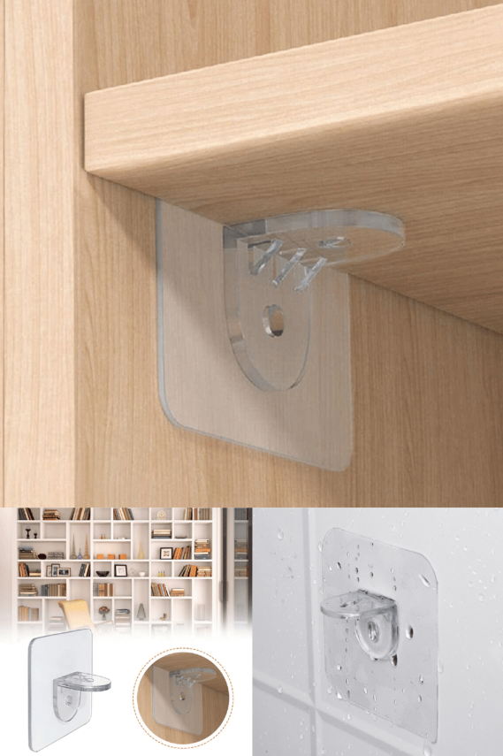 Mucit Home  Yapışkanlı Raf Yapıcı 4'Lü Klips