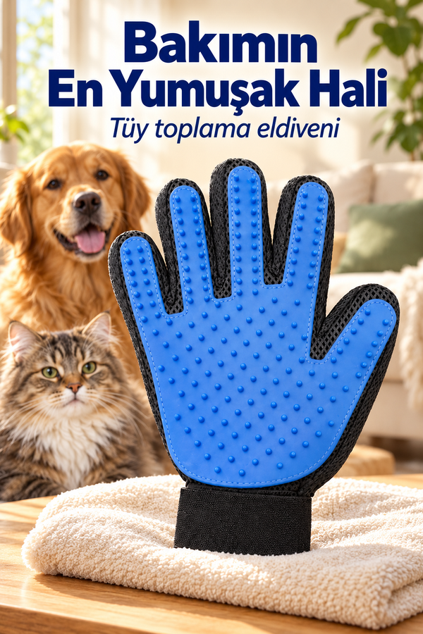 Mucit Home   Kedi Köpek Tüy Toplama Eldiveni Kıl Alıcı Toplayıcı Tarak Tarağı