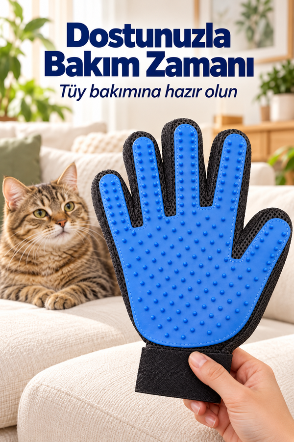 Mucit Home   Kedi Köpek Tüy Toplama Eldiveni Kıl Alıcı Toplayıcı Tarak Tarağı